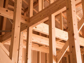 Gebäude in Holzbauweise