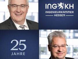25-jähriges Vorstandsjubiläum bei der Ingenieurkammer Hessen