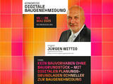 Vizepräsident Dipl.-Ing Jürgen Wittig, ÖbVI, als Speaker beim Kongress Digitale Baugenehmigung